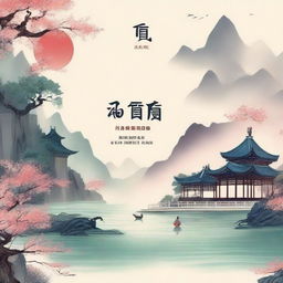 Design a captivating book cover for a Wuxia novel set in the Murim world