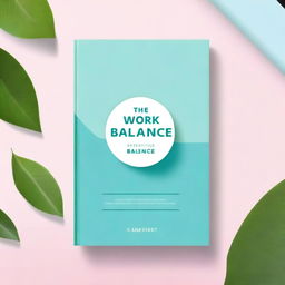 Create a book cover titled 'The Essential Guide For Work-Life Balance'