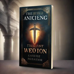 A book cover for a novel titled 'The Ancient Weapon'