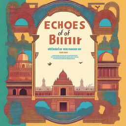 A cover for a school project titled 'Echoes of Bihar'