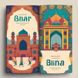 A cover for a school project titled 'Echoes of Bihar'