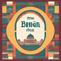 A cover for a school project titled 'Echoes of Bihar' with a simple font for the heading