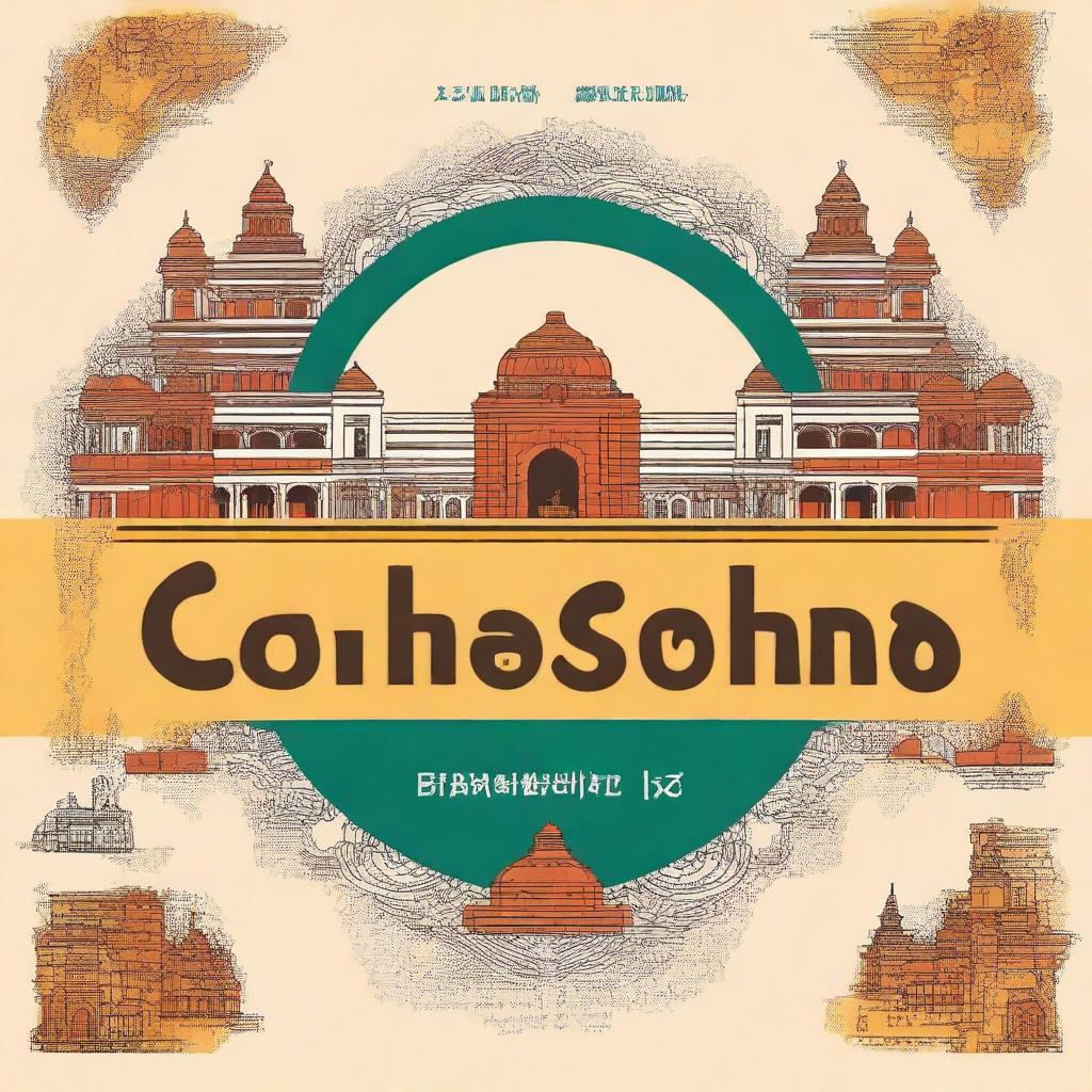 A cover page for a school project titled 'Echoes of Bihar'