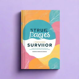 Create a book cover titled 'Turning Pages: A Stroke Survivor’s Tale'