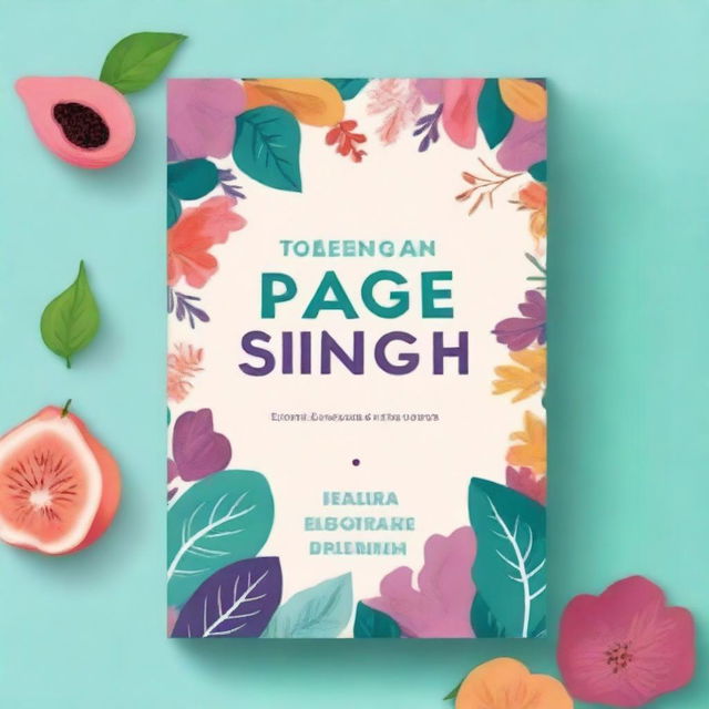 Create a book cover titled 'Turning Pages: A Stroke Survivor’s Tale'