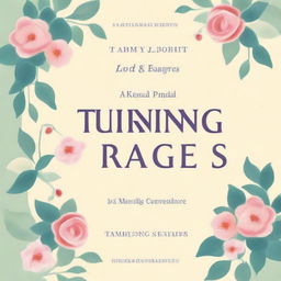 Create a book cover titled 'Turning Pages: A Stroke Survivor’s Tale' by Tammy Jacobs