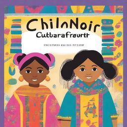 Create a front cover for a children’s cultural fashion book