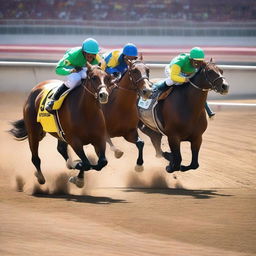 Uma mulher e dois homens estão no autódromo de corrida