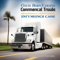 Create a cover for an e-book entitled 'Best Practices for Handling Commercial Truck Crash Cases in Florida'