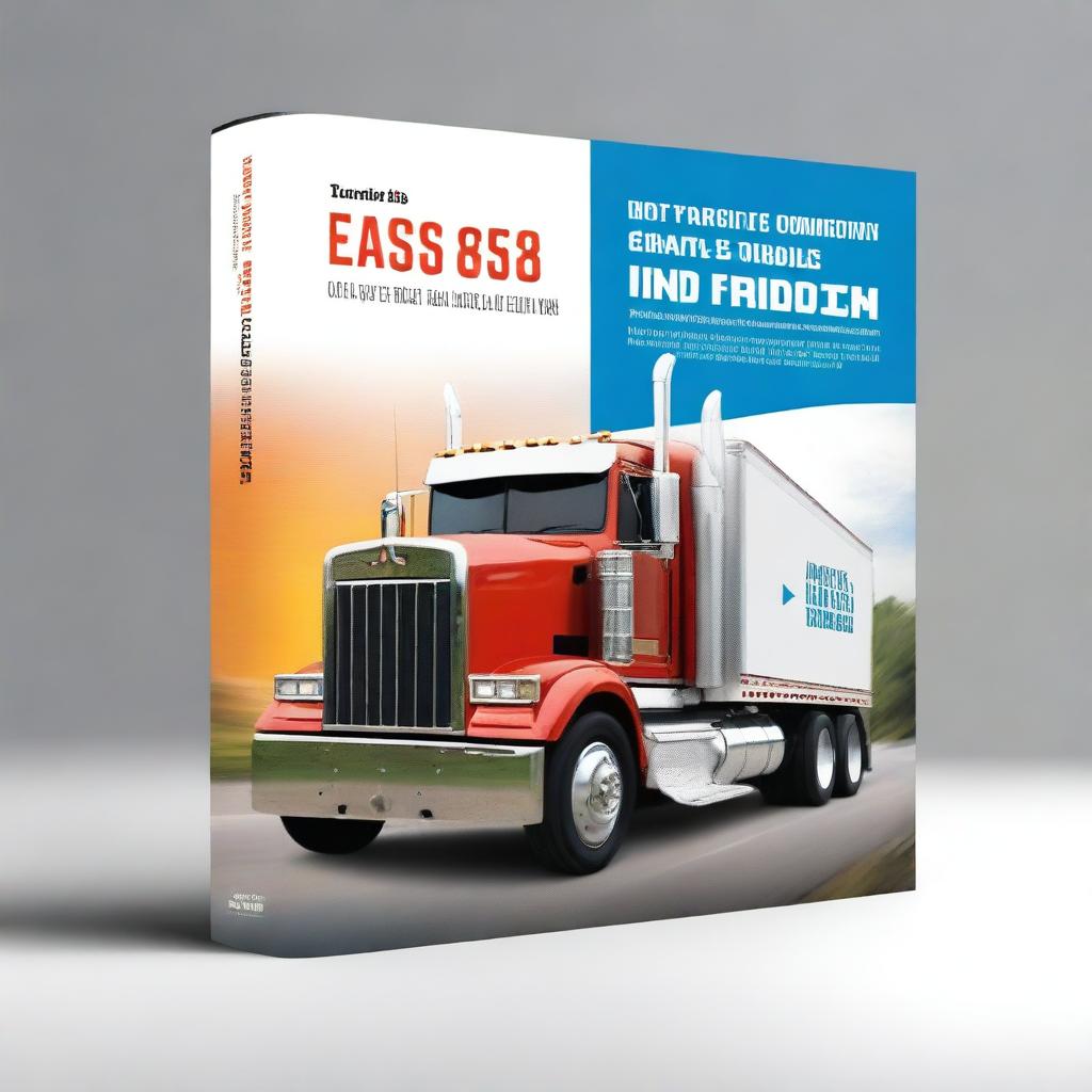 Create a cover for an e-book entitled 'Best Practices for Handling Commercial Truck Crash Cases in Florida'