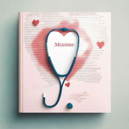 An image suitable for designing a cover for a novel about medicine and love