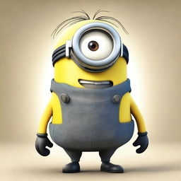 A strange and unusual Minion from the Despicable Me series