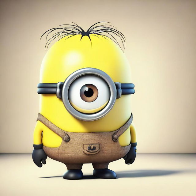 A strange and unusual Minion from the Despicable Me series