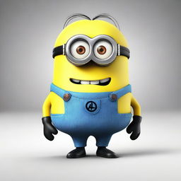 A funny-looking and weird Minion from the Despicable Me series