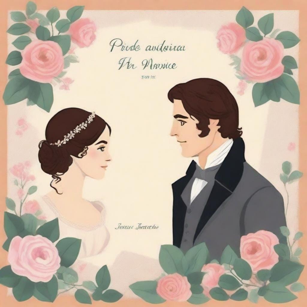 Create a poster for the classic novel 'Pride and Prejudice