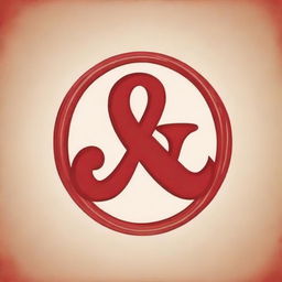 A vintage-style advertisement for an advertising agency featuring a red ampersand (&) symbol prominently in the center