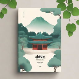 Create a book cover featuring a sanctuary located in Seoul, North Korea