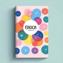 Create a colorful but calm book cover with a simple and beautiful design