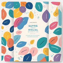 Create a book cover that is colorful but calm, with simple patterns