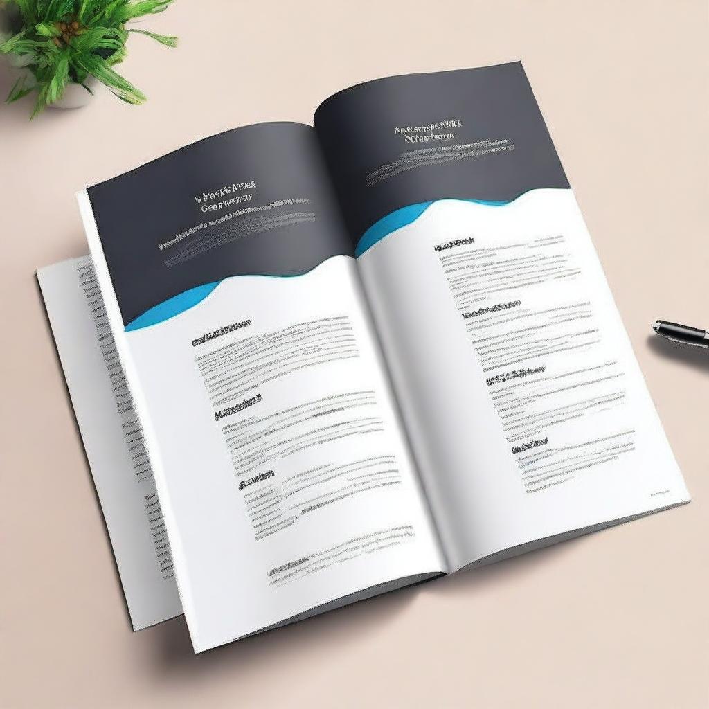 Create a professional and clean cover page for a training manual