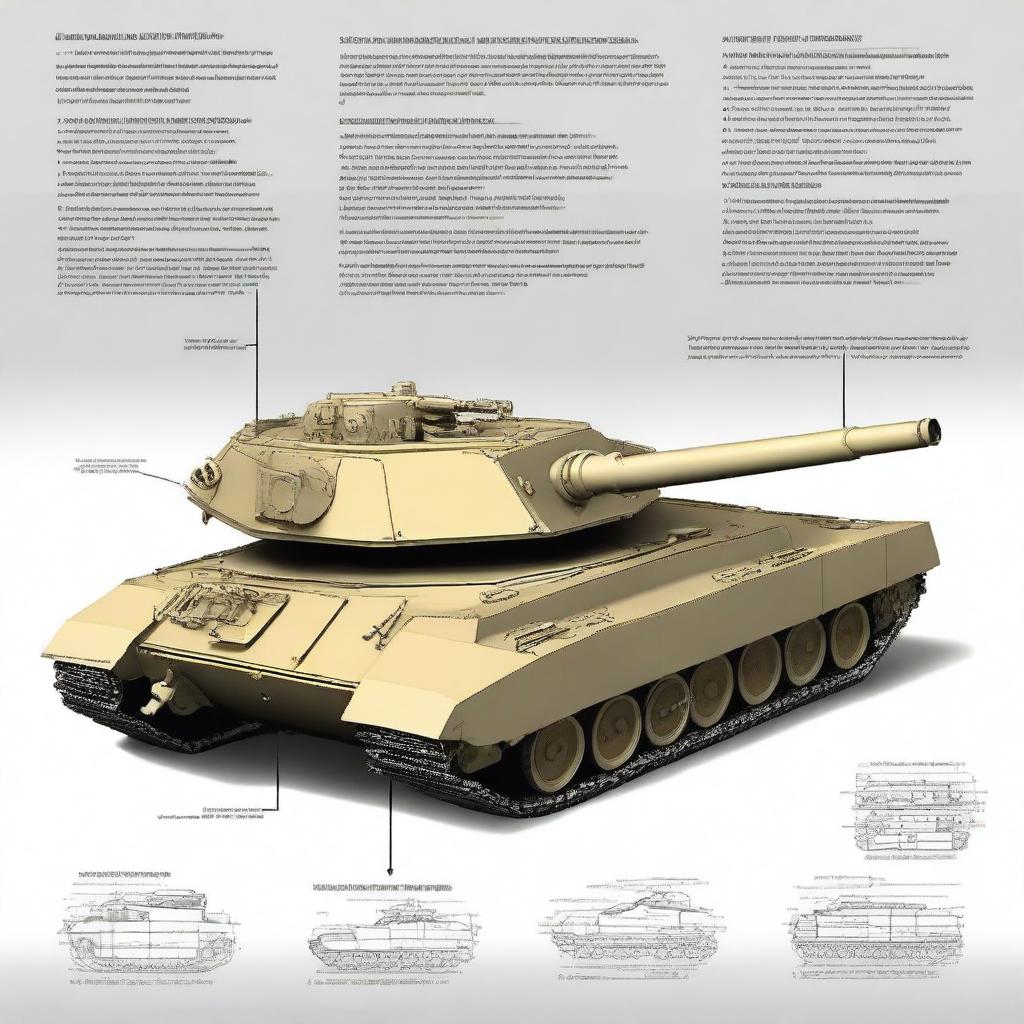 Design a modern tank destroyer with a fixed turret integrated into the hull