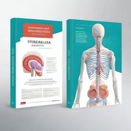 Create a book cover for a textbook titled 'Fundamentals of Human Physiology and Anatomy for Pharmacy and Paramedical Students: A Comprehensive Textbook'