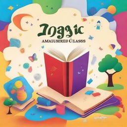 Design a book cover page with the following information: Title: 'A Magic Book For Class Nine Based on New Curriculum', Author: SH Monna, Contact: 01860568027, Publisher: Educare Tutorial Home