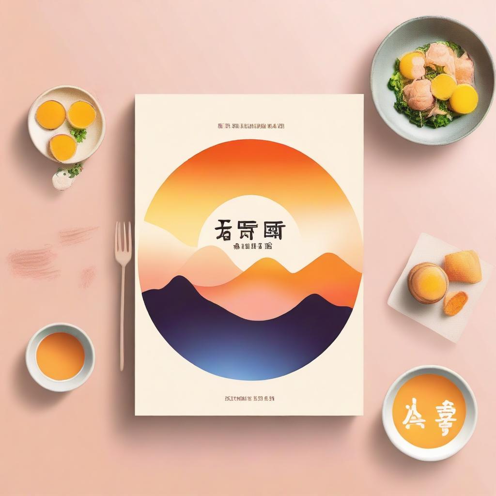 Create a commercial plan cover for '晨曦美味早餐坊'