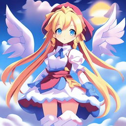 Create an image of Flonne, the character from the Disgaea series