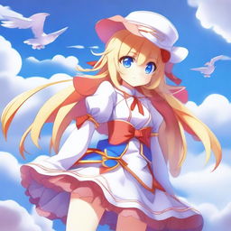 Create an image of Flonne, the character from the Disgaea series