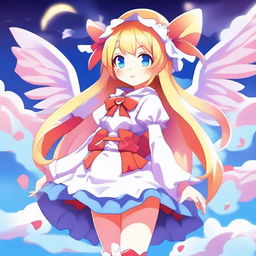 Create an image of Flonne, the character from the Disgaea series