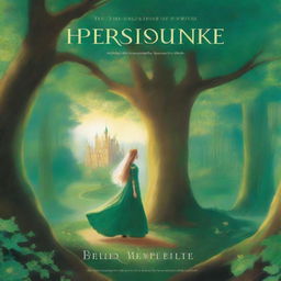 The cover of 'The Chronicles of Persulake' features a majestic and enchanted forest, with towering trees whose leaves shimmer in shades of emerald and gold