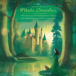 The cover of 'The Chronicles of Persulake: A Tale of Courage, Love, and Destiny' features a majestic and enchanted forest, with towering trees whose leaves shimmer in shades of emerald and gold