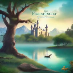 Create a fantasy book cover titled 'The Chronicles of Persulake' with the subtitle 'A Tale of Courage, Love, and Destiny' by author Minha