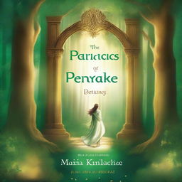 Create a fantasy book cover titled 'The Chronicles of Persulake' with the subtitle 'A Tale of Courage, Love, and Destiny' by author Minha