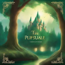 Create a fantasy book cover titled 'The Chronicles of Persulake' with the subtitle 'A Tale of Courage, Love, and Destiny' by author Minha