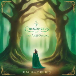 Create a fantasy book cover titled 'The Chronicles of Persulake' with the subtitle 'A Tale of Courage, Love, and Destiny' by author Minha