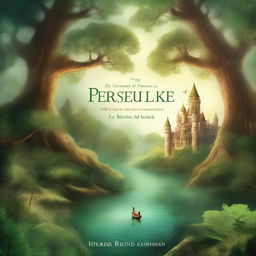 Create a fantasy book cover titled 'The Chronicles of Persulake' with the subtitle 'A Tale of Courage, Love, and Destiny' by author Minha