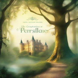 Create a fantasy book cover titled 'The Chronicles of Persulake' with the subtitle 'A Tale of Courage, Love, and Destiny' by author Minha