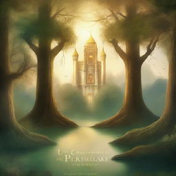 Create a fantasy book cover titled 'The Chronicles of Persulake' with the subtitle 'A Tale of Courage, Love, and Destiny' by author Minha