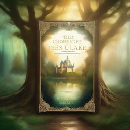 Create a fantasy book cover titled 'The Chronicles of Persulake' with the subtitle 'A Tale of Courage, Love, and Destiny' by author Minha