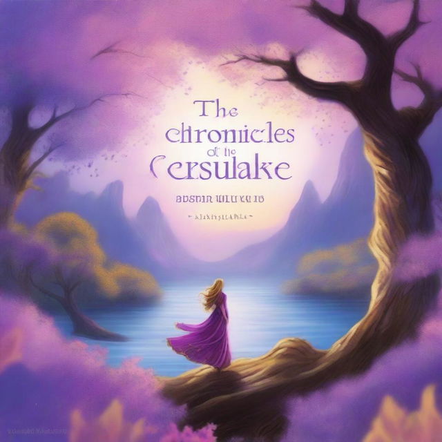 A fantasy book cover titled 'THE CHRONICLES OF PERSULAKE' with a subheading 'A Tale of Courage, Love, and Destiny