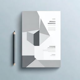 Create an image in grey tones that conveys a sense of professionalism, sophistication, and seriousness, suitable for an academic research report cover