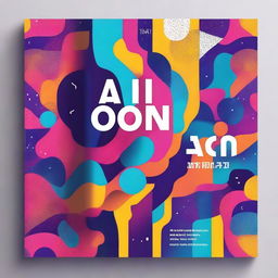 Design a book cover for a book titled 'AI That Color'