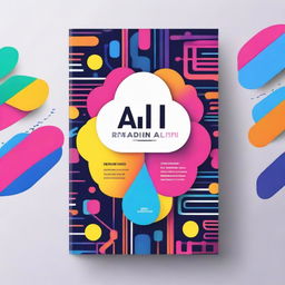 Design a book cover for a book titled 'AI That Color'