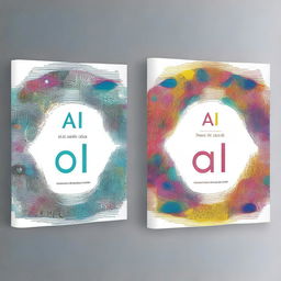 Design a book cover for a book titled 'AI That Color'