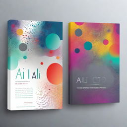 Design a book cover for a book titled 'AI That Color'