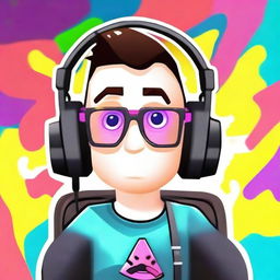 Create a quirky and fun profile image for a user named 'progamer_yt'