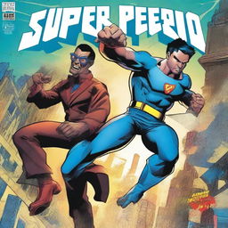 A vibrant and action-packed comic book cover for 'Super Pedro Vol 2'