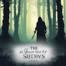 Create a book cover for a book titled 'The Quest of Shadows'